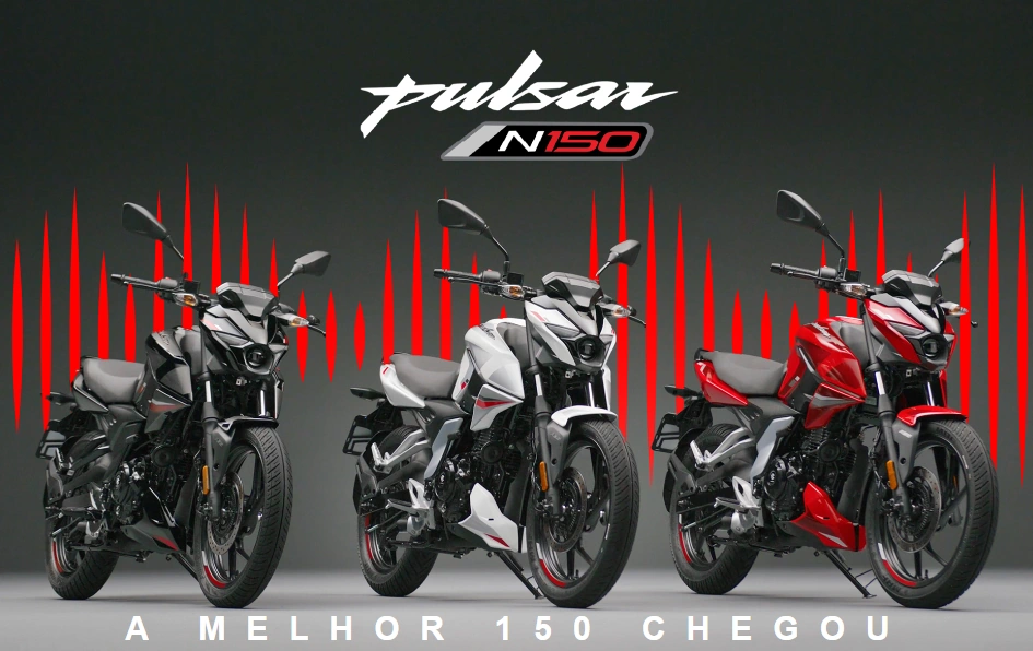 Aluguel de moto Bajaj Pulsar N150 para delivery no Rio de Janeiro