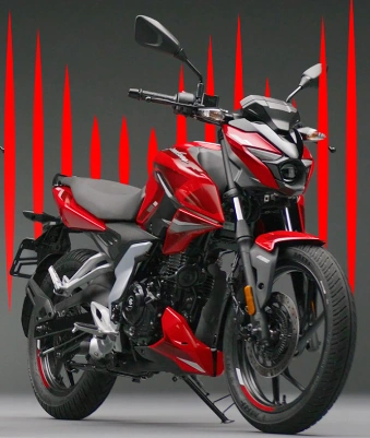 Moto para alugar Bajaj Pulsar N150 Vermelha - RioMotoJob